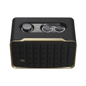 JBL Authentics 200 - Retro Style Smart Home Speaker with Built in Wi-Fi, Bluetooth and Voice Assistants