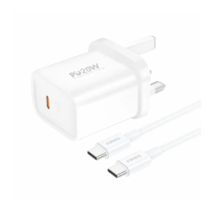 FONENG UK30 PD 20W Fast Charger With USB C TO Lightning Cable