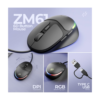 HEATZ ZM61 Wired Gaming Mouse 4200 DPI TYPE - C+USB