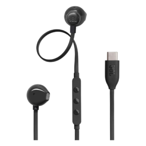 JBL TUNE 305C USB-C Wired Hi-Res In-Ear Headphones, Black
