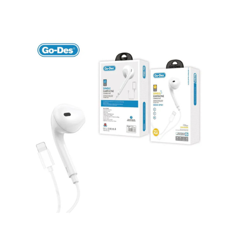 GO-DES Single Earphone Connector Plug And Play IP GD-EP501