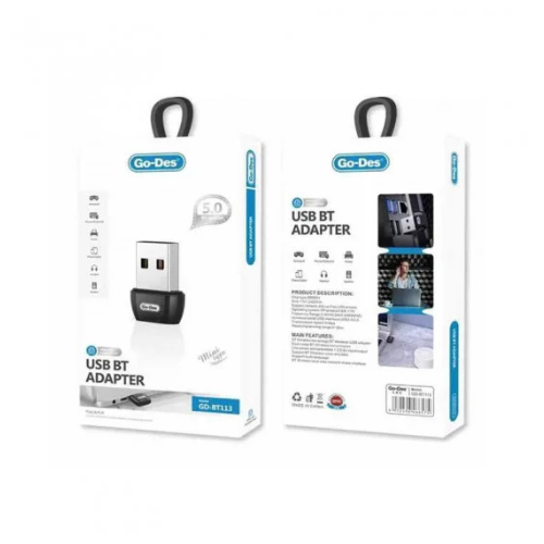 GO-DES USB BT Adapter Plug And Play GD-BT113