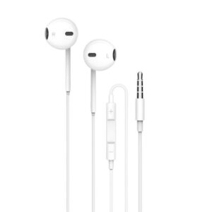 Powero+ Talkie Stereo Earphones with 3.5mm Connector – White