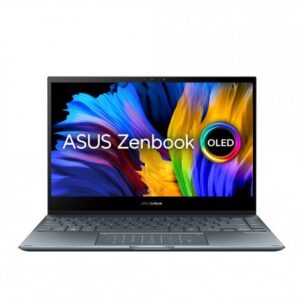 Asus Zenbook  13 UX363EA-OLED005W Intel Core i5 1135G7 2.40Ghz 8GB RAM 512GB SSD Intel Iris X Graphics 13.3" OLED FHD Touch N Flip Wireless Bluetooth Camera Win 11 Home English Arab Keyboard Grey Color Stylus Pen