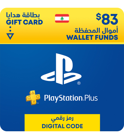 PlayStation Lebanon Wallet Topup USD 83 Gift Card