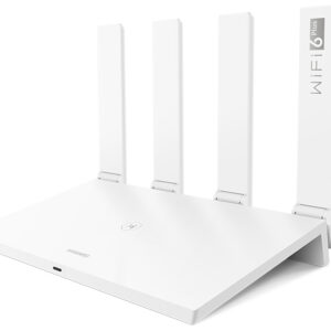 Huawei WiFi Ax3 Dual Core 3000 Mbps Dual Core 1.2Ghz CPU HUAWEI HomeSec wifi 6 plus 30% Power Saved ; On-demand waked-up functionality saves battery for all wifi 6 connected devices.